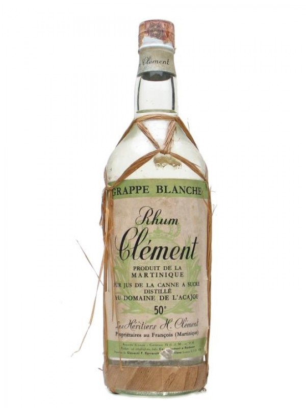 Clement Grappe Blanche Rum Bot 1960's