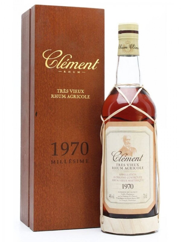 Clement 1970 Agricole Rum Single Traditional Column Still Rum