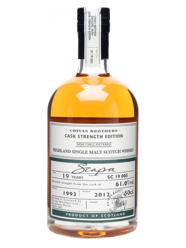 Scapa 1993 19 Year Old Cask Strength Edition