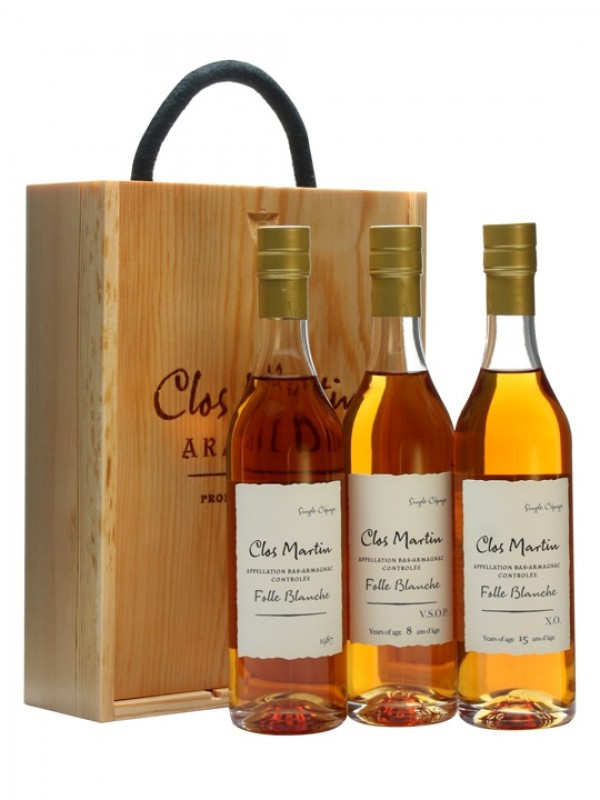 Clos Martin Armagnac 3 Pack VSOP XO 1986