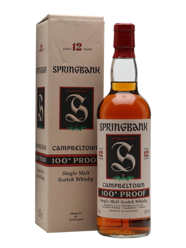 Springbank 12 Year Old 100 Proof Bottled 1990s