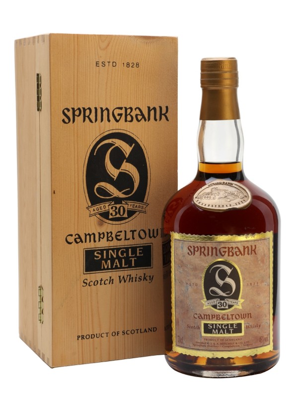 Springbank 30 Year Old Bottled 1990's