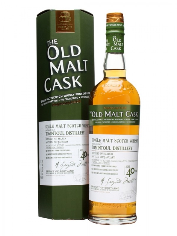 Tomintoul 1971 40 Year Old Old Malt Cask #8007 Douglas Laing