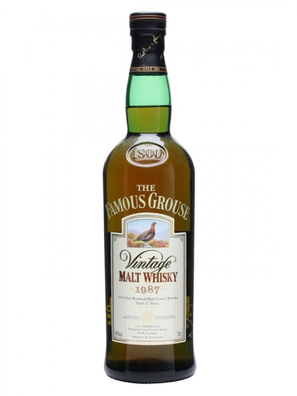 Famous Grouse Vintage 1987 / 12 Year Old